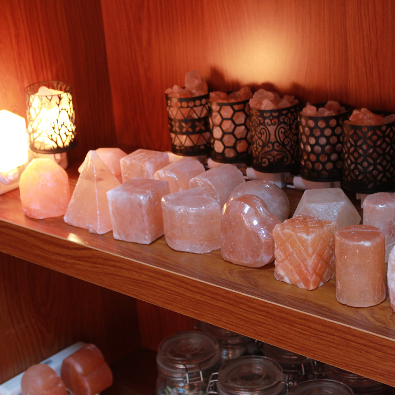 Wholesale salt lamps, Himalayan crystal salt lamps, night lights, ball-shaped wall lamps, all the countries' plugs are certified.