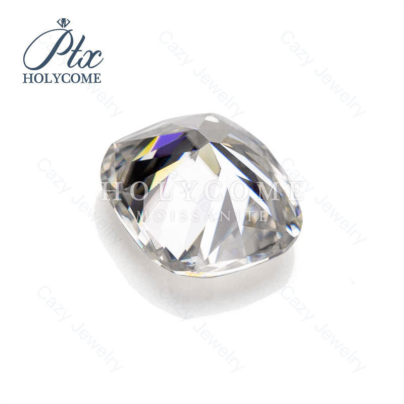 "Moshan Stones, Super White D-Mushan Diamon Ring".