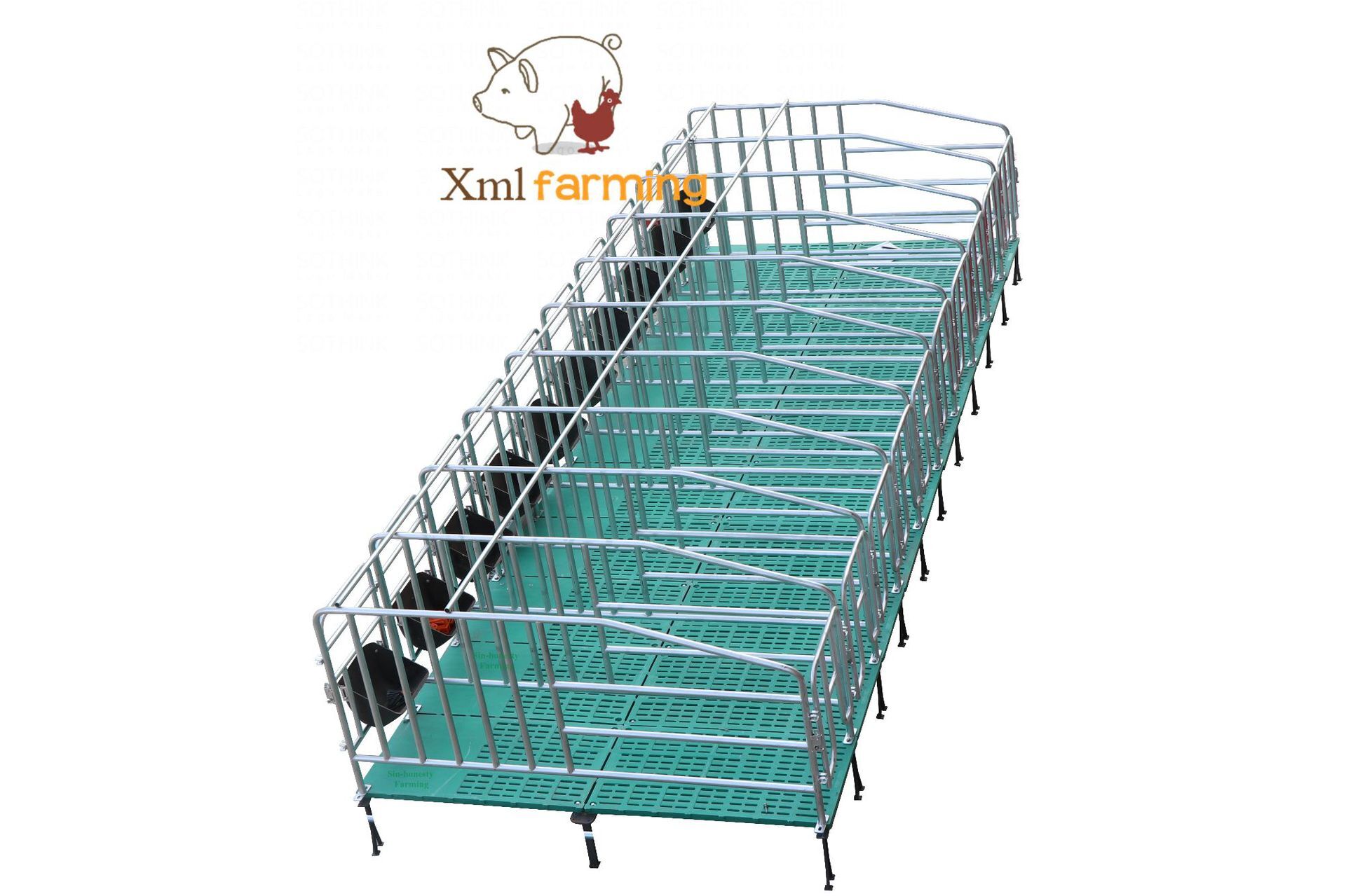 Direct sales by the manufacturer, in large quantities from the E.R.L., the locator, the pig wall, the pig farm, the installable line.