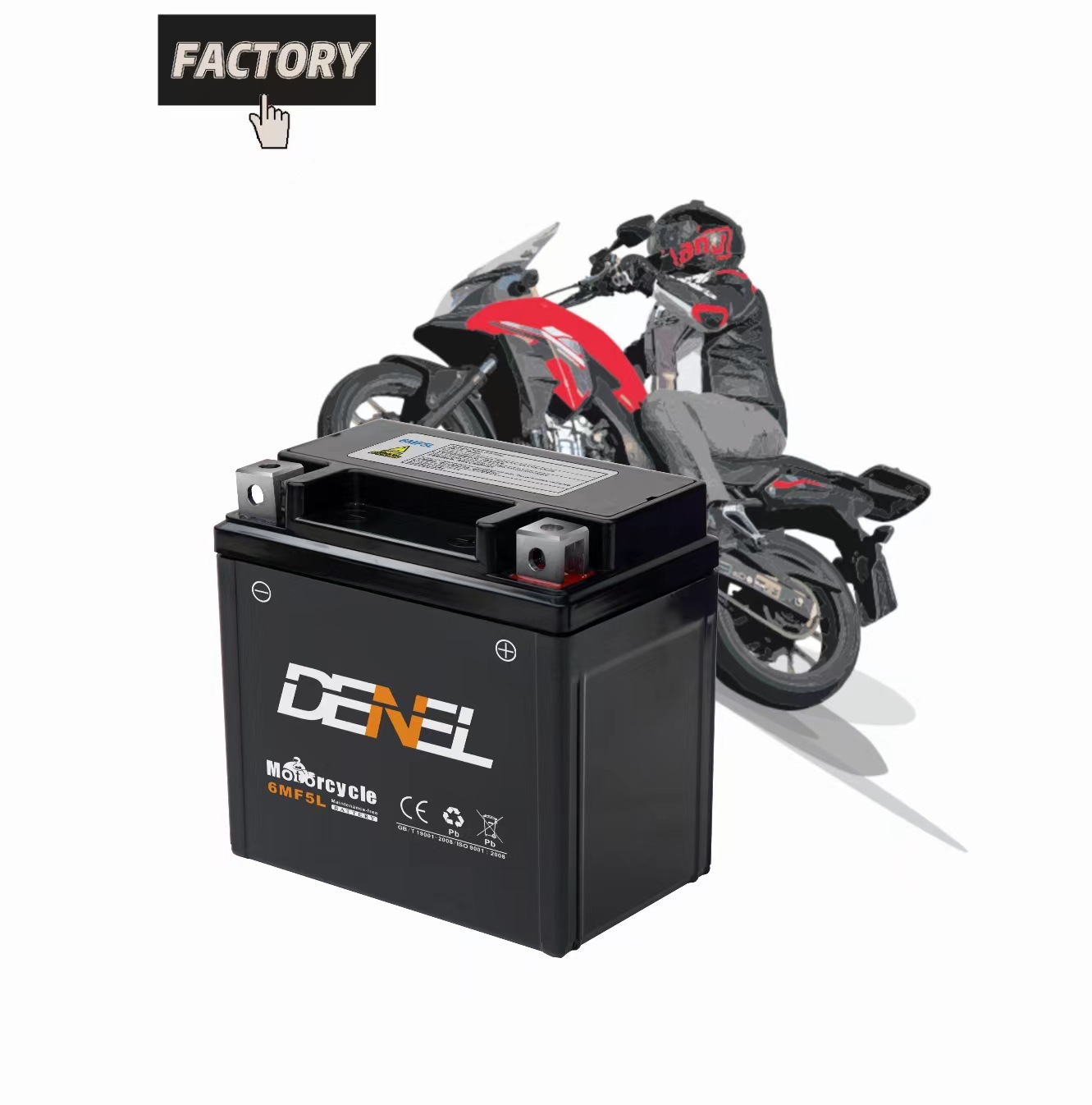 It's a 12V General General Power Flow Motorcycle battery, original, quality assurance!