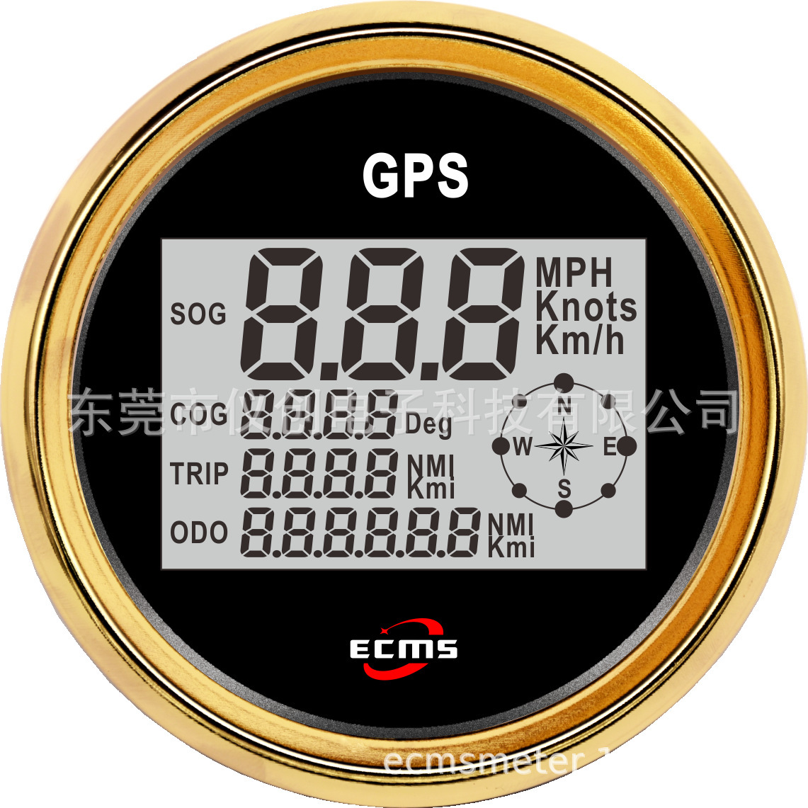 G.P.S. speed tables, car meters.