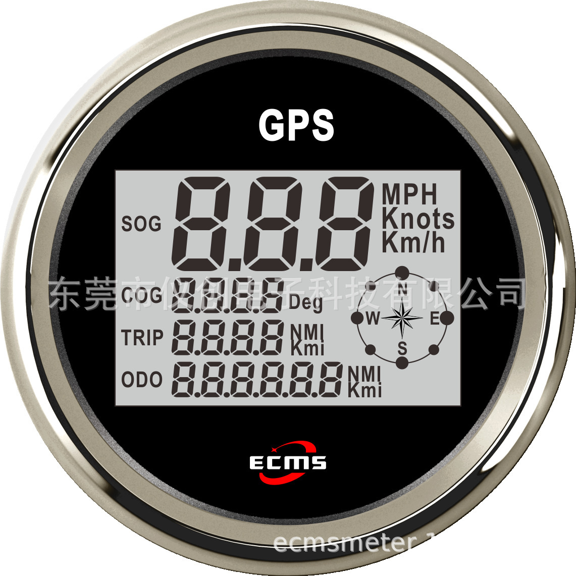 G.P.S. speed tables, car meters.