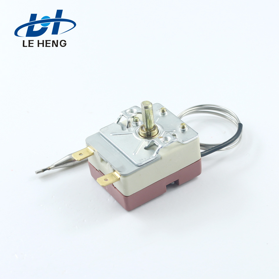 The manufacturer supplies the boiler temperature limitr, 250 degrees, a luxurious rotor oven heater switch.