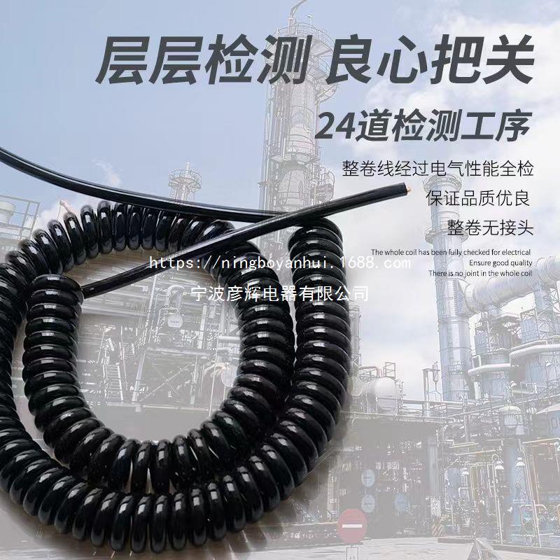 Slinker 2 lõi 3 lõi 4 PU mở rộng cáp vòng cung đen