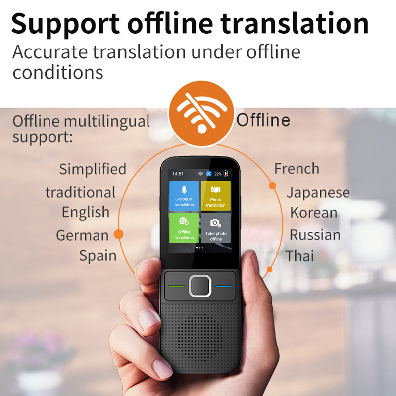 [Source] T10 smart offline voice translater, multi-country simultaneous translateer language