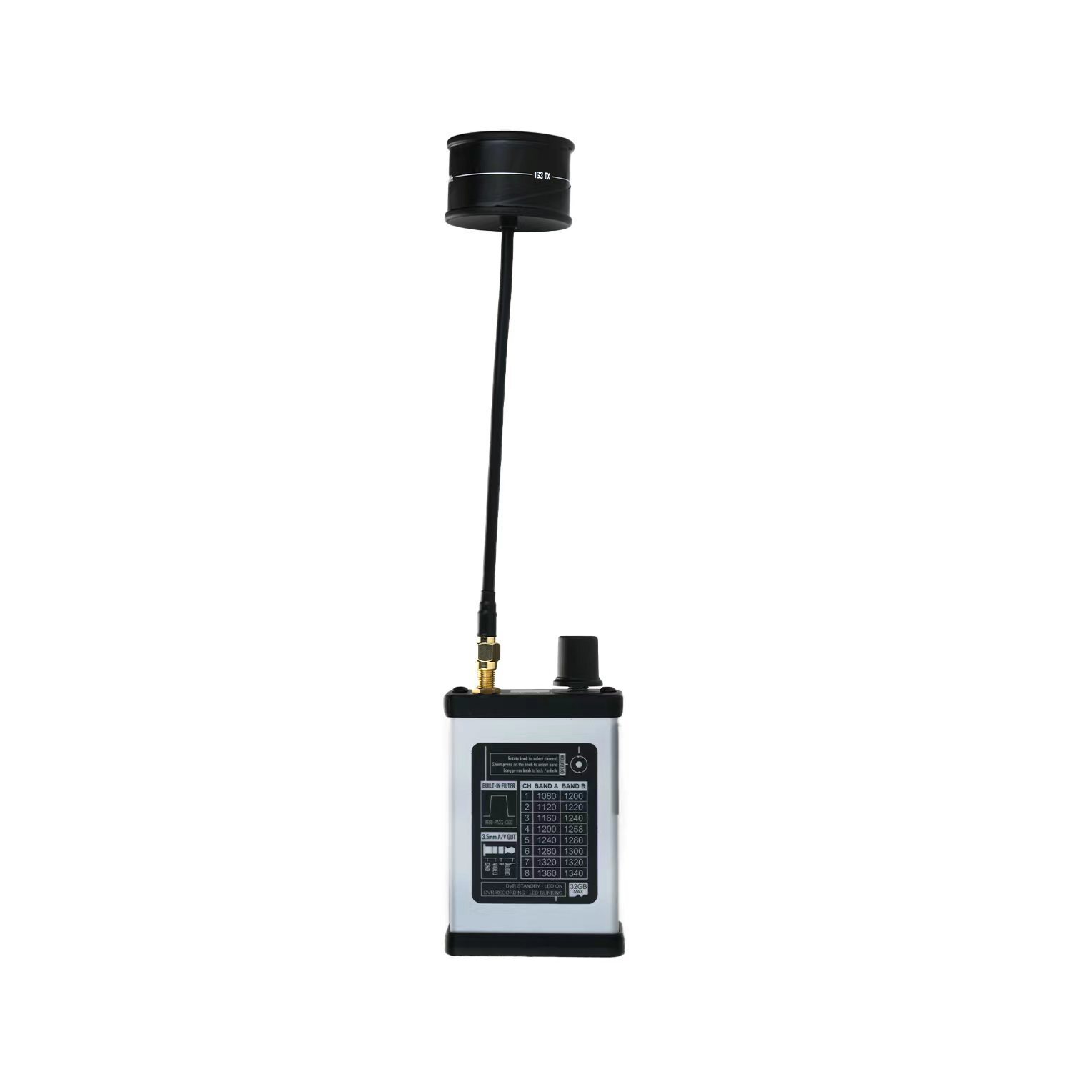 1.2G Diagram 1.3G 800MMW Simulation Launch Receiver FPV Passing Aeroplane Antenna Transceiver VRX