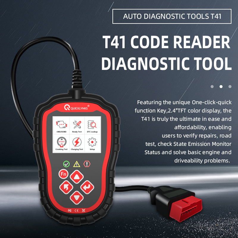 Cross-border obd2/obd car failure diagnostic machine T41 Car failure reading zero scanner detector