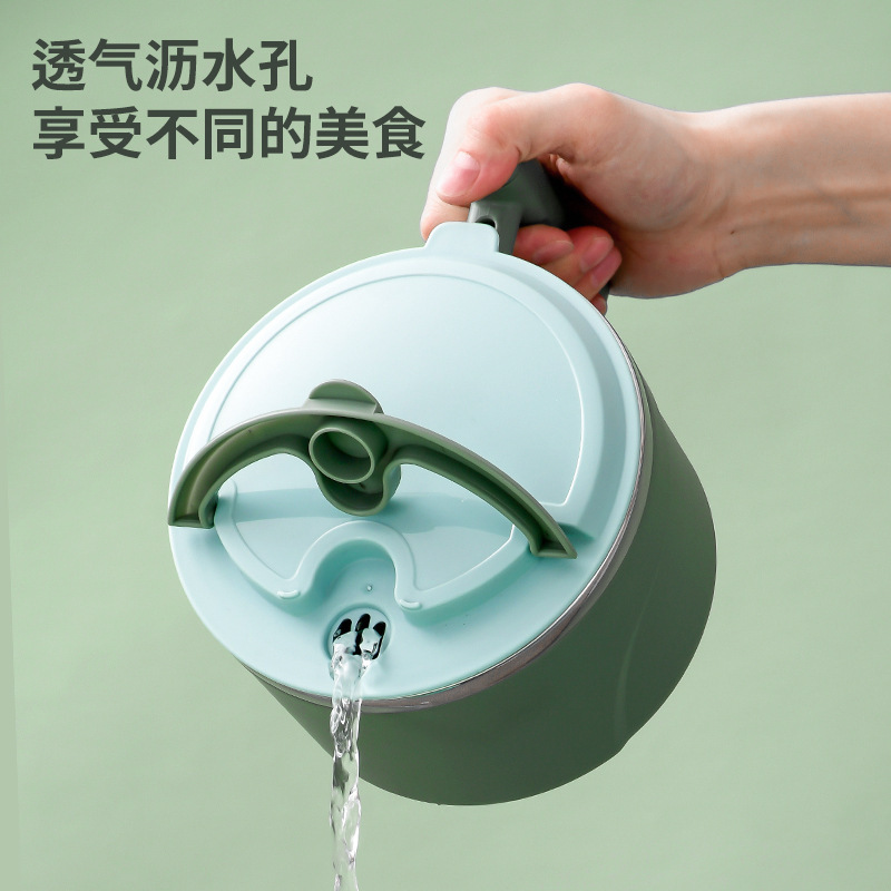 304 cái bát thép không rỉ mới, và một bát súp với tấm bạt lớn cho ký túc xá sinh viên.