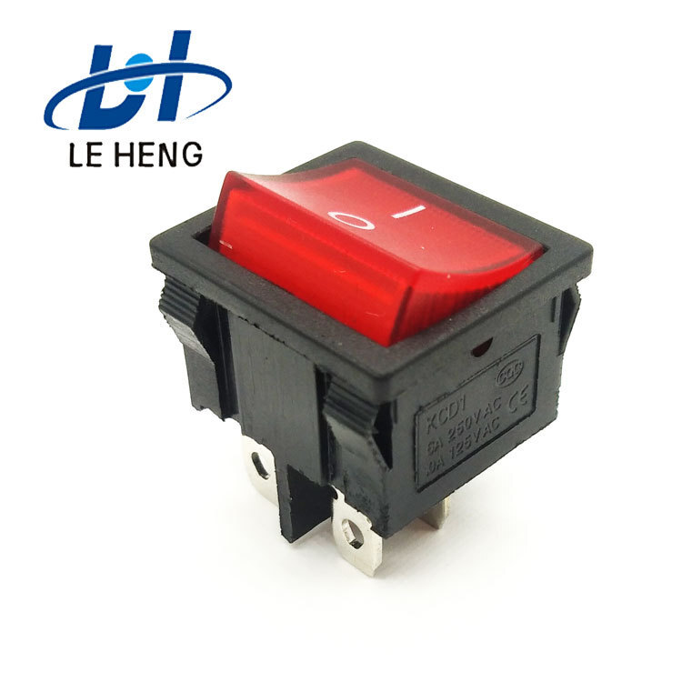 KCD1 Four-legged light switch 16A with authentication switch