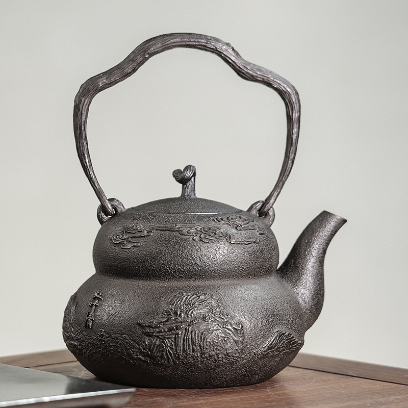 手工铸铁壶家用茶壶日本南部铁壶生铁壶礼品泡茶茶具