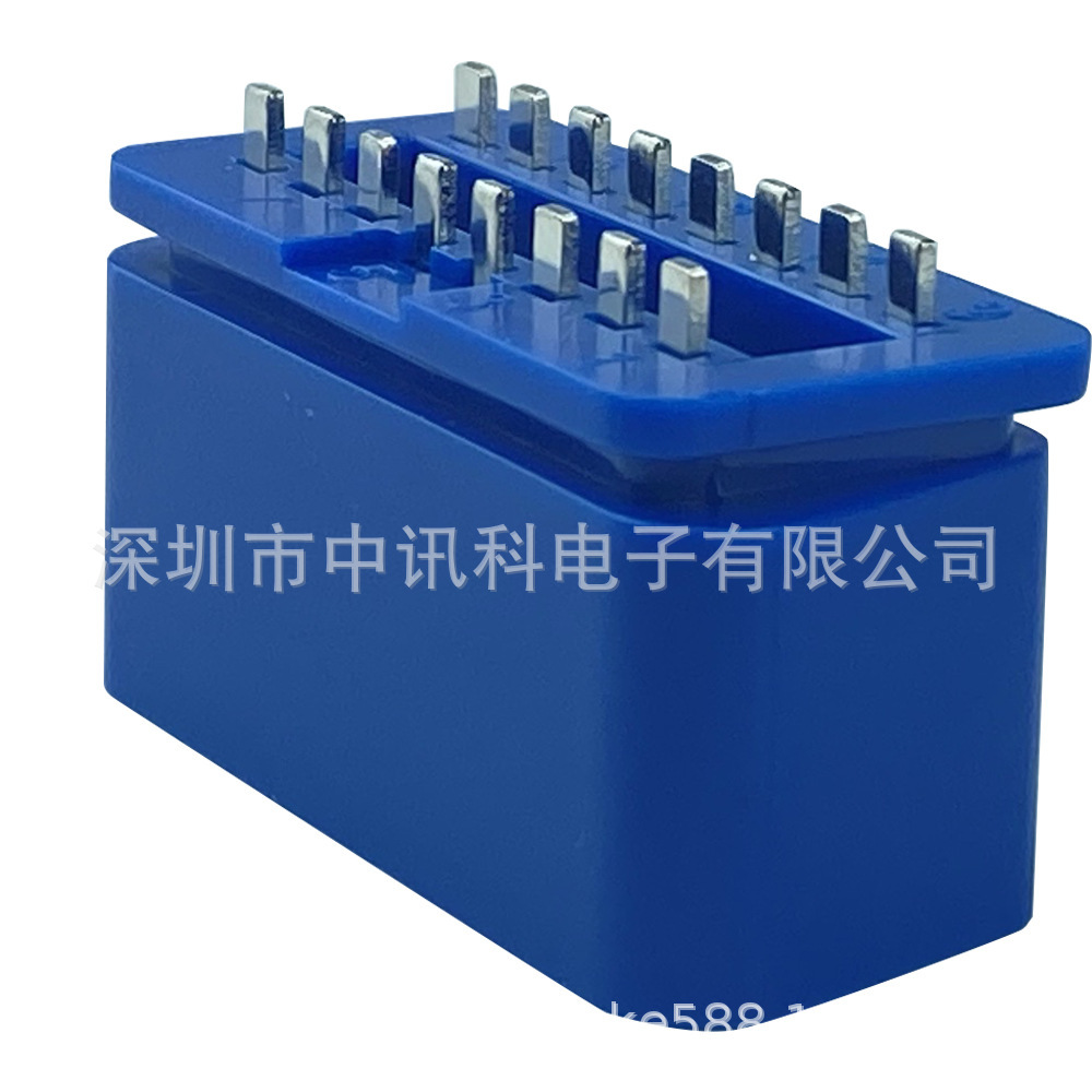 汽车OBDii16PIN连接器公头诊断线接头汽车线束转接线接口插头源厂