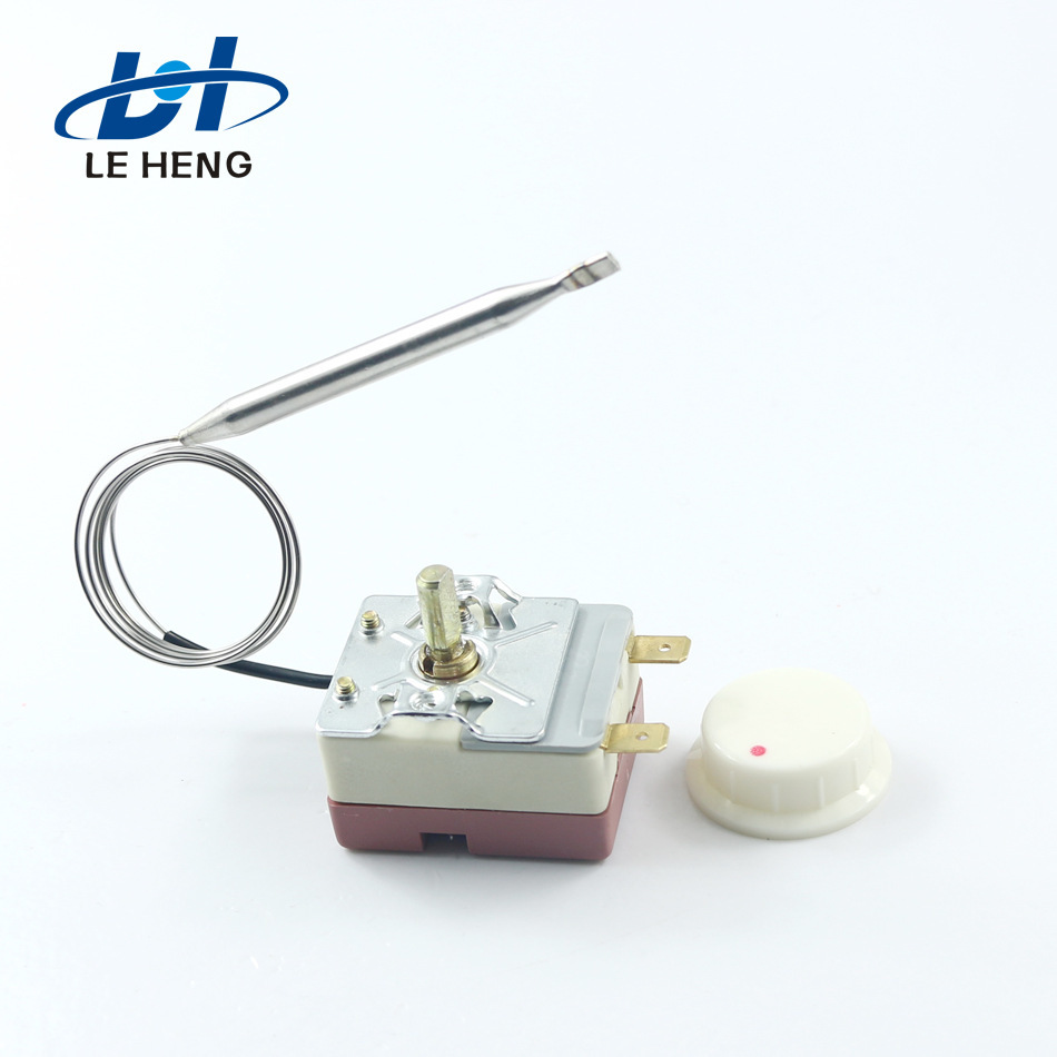 The manufacturer supplies the boiler temperature limitr, 250 degrees, a luxurious rotor oven heater switch.