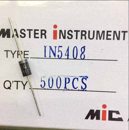 Direct diode interpolation IN5408 3A/1000V Plugin rectangular diode IN5408 DO-27