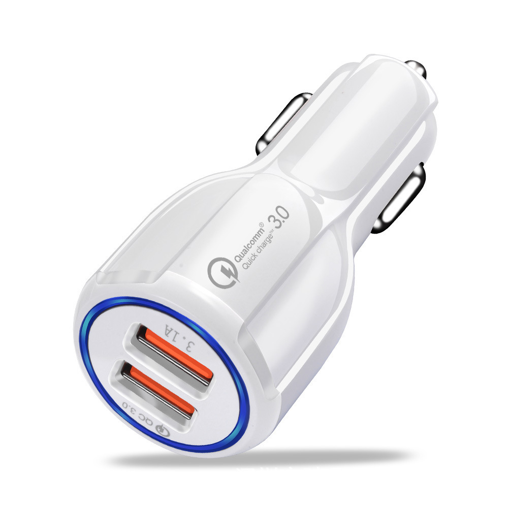 Cross-border bowling qc3.0 fast charger, double charger, double charger.