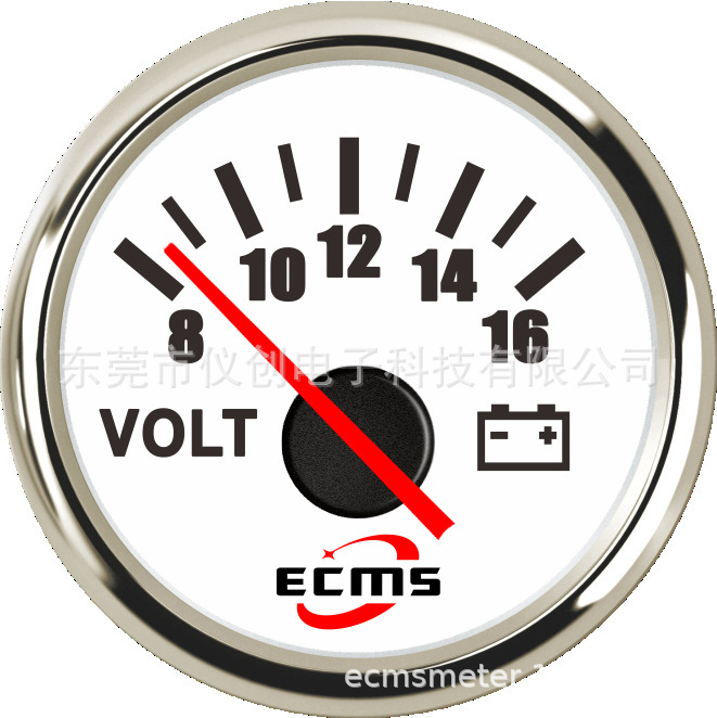엔진 미터, 차량, 발전기를 위한 전압 미터, 8-16V 전압 미터를 위한 전기 미터.