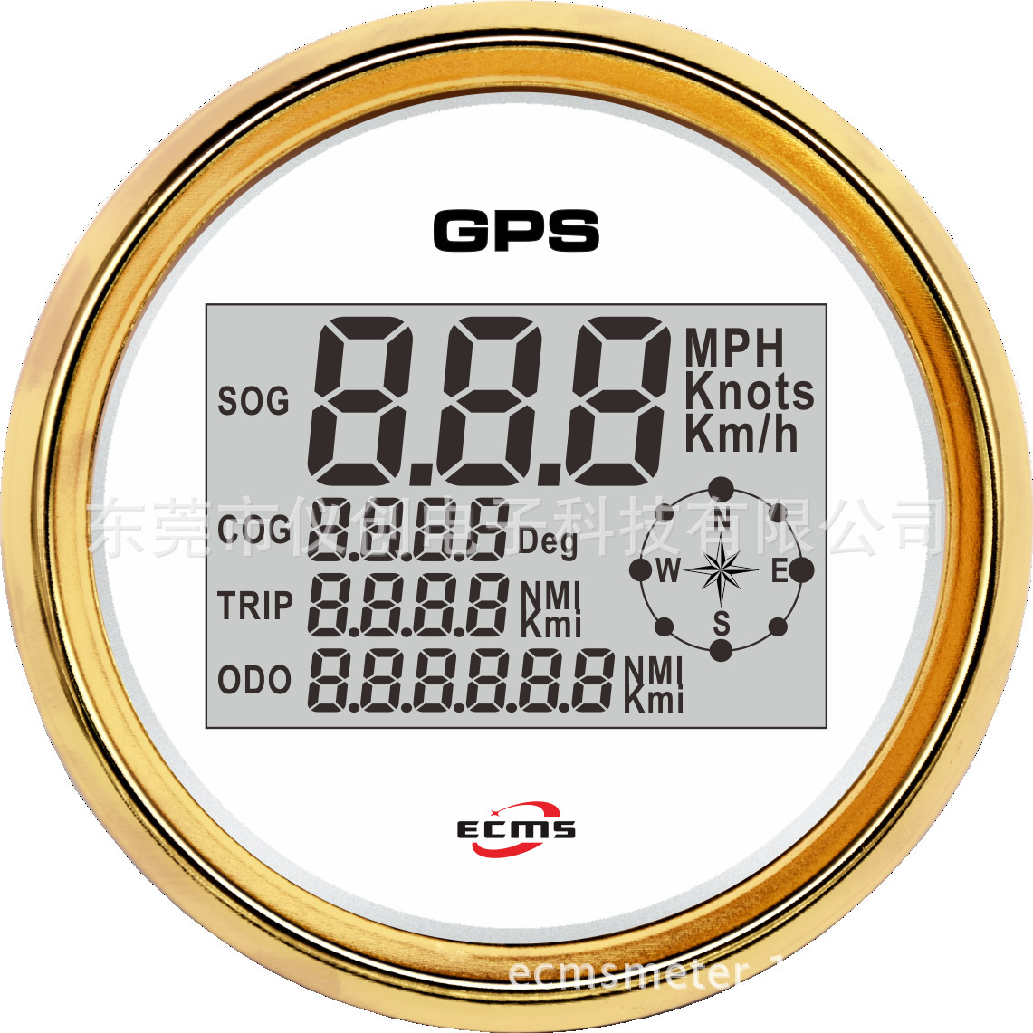 Fifty-two millimeter GPS speed tables.