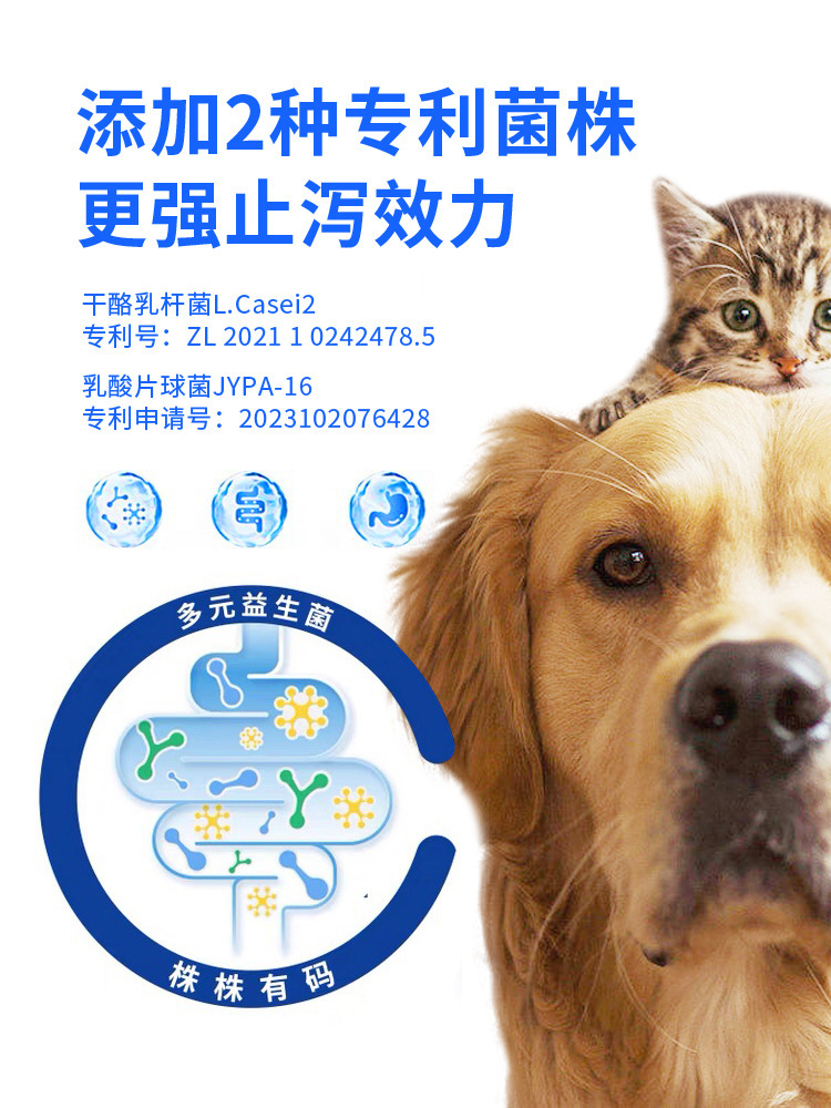 肠益健 宠物益生菌 营养补充剂 猫狗通用 10袋/盒 200CFU/袋