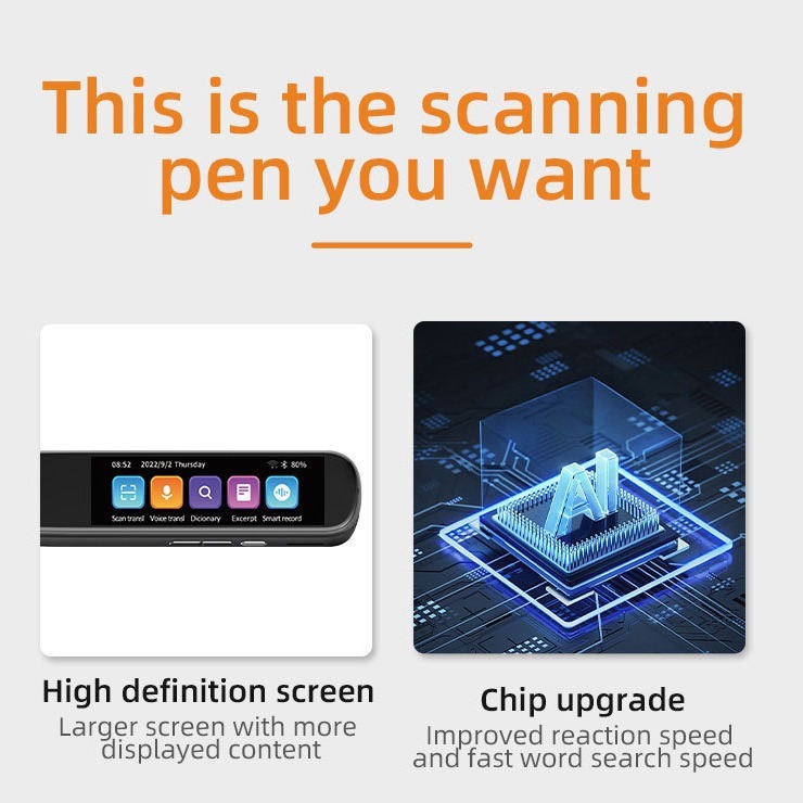 S7跨境離線熱銷翻譯筆詞典筆掃描筆60國在線掃描互譯在線語音翻譯