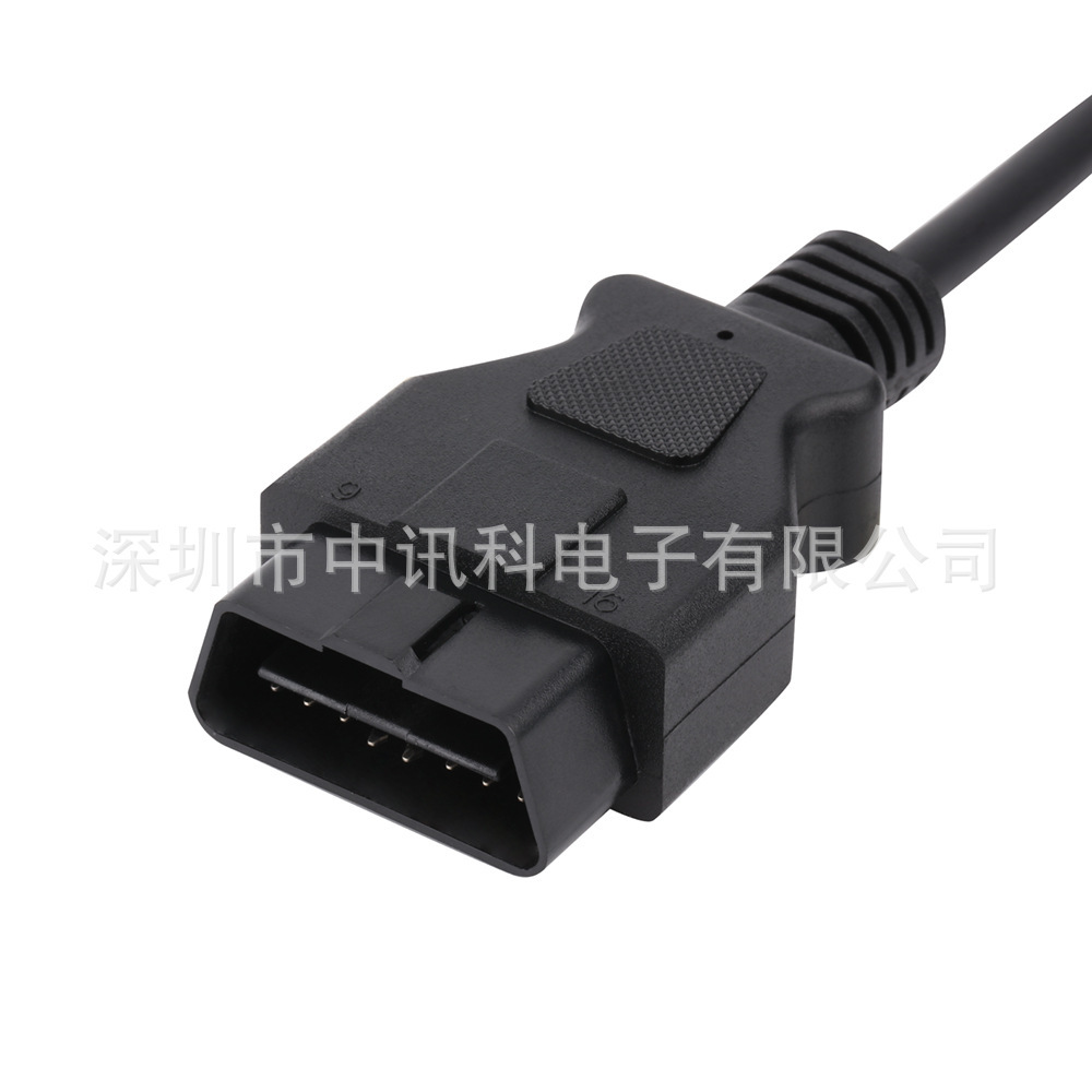 16 needle male mother obd ll obd 2 obd2 obd ii extended cable