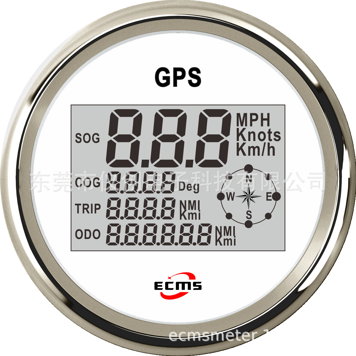 G.P.S. speed tables, car meters.