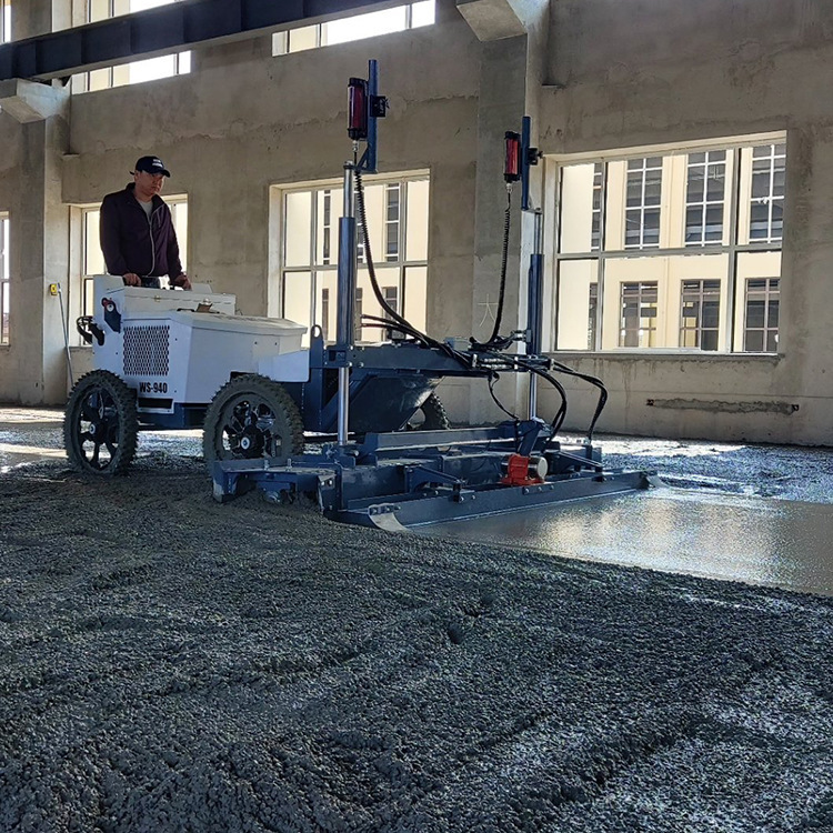 Construction of concrete floor flats for concrete laser flats 4-wheel light floor lasers