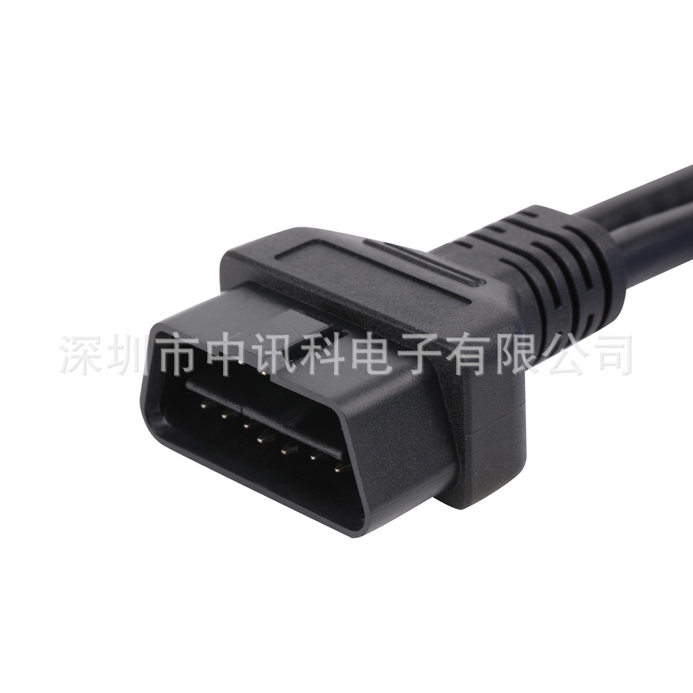 16 needle male mother obd ll obd 2 obd2 obd ii extended cable