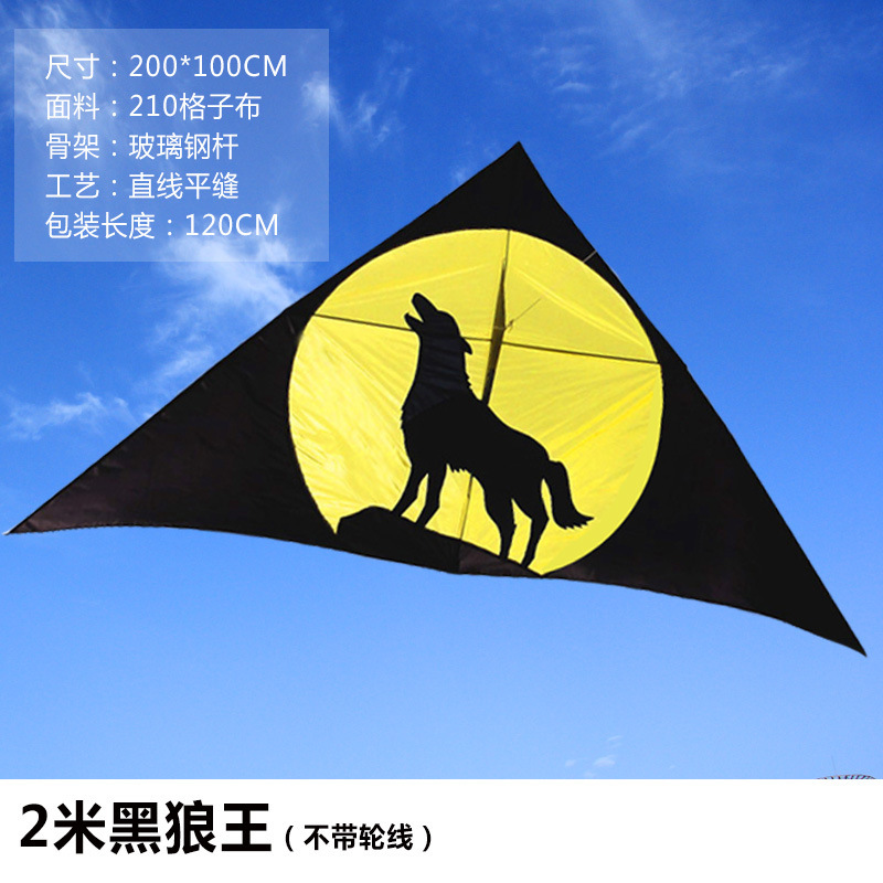 A new distribution of a new kite from a Pepsi kite with a hundred carbon rods and an umbrella for a wolf kite.