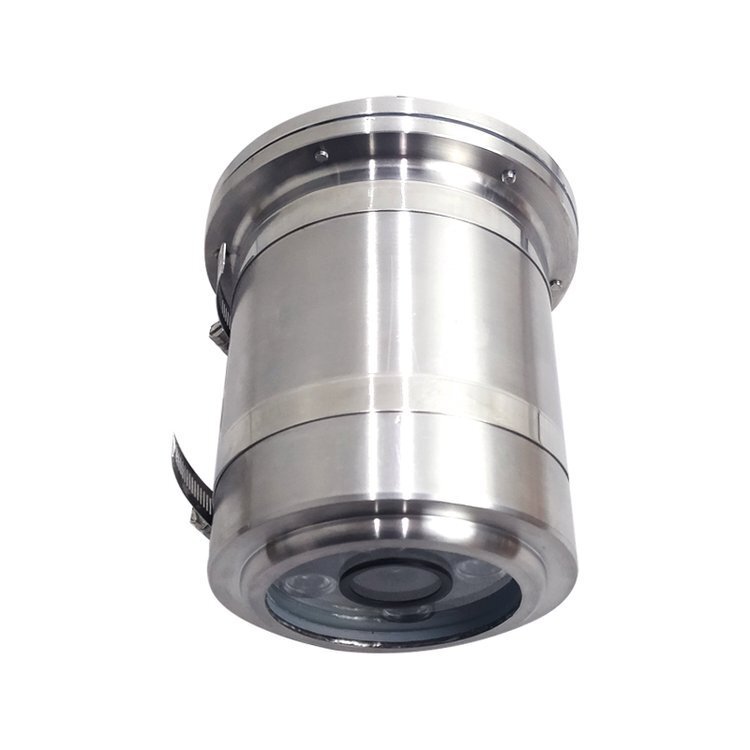 Two million stainless steel shields. Four million high-level infrared factory miners monitor blast cameras.