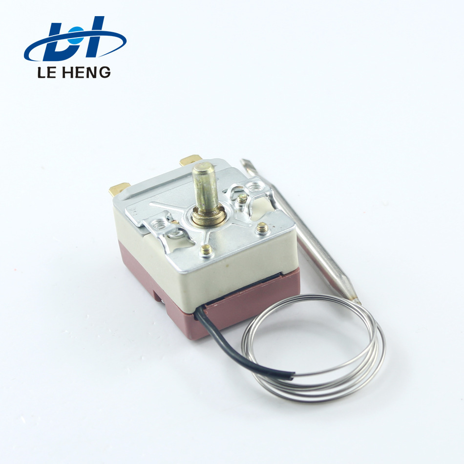 The manufacturer supplies the boiler temperature limitr, 250 degrees, a luxurious rotor oven heater switch.