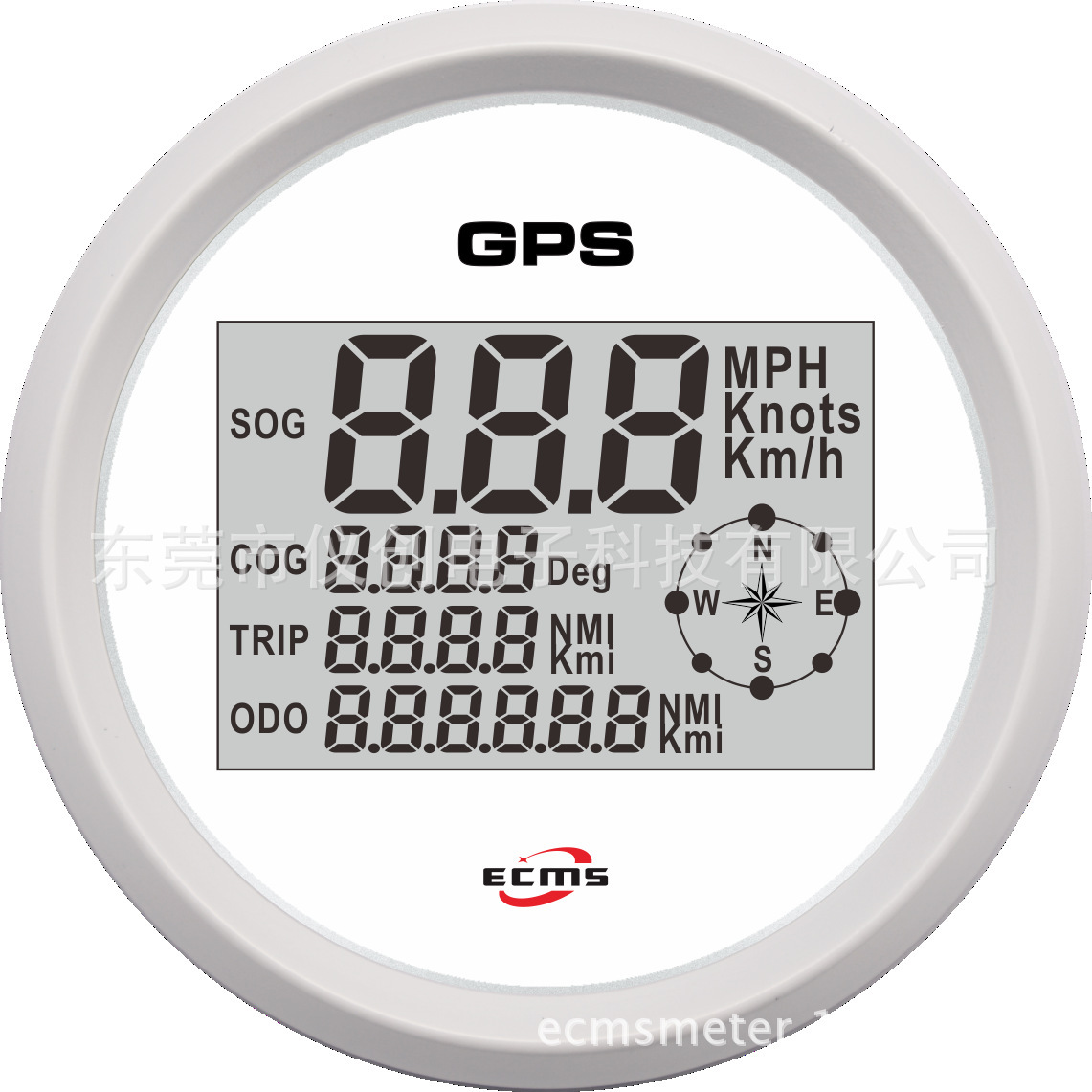 Fifty-two millimeter GPS speed tables.