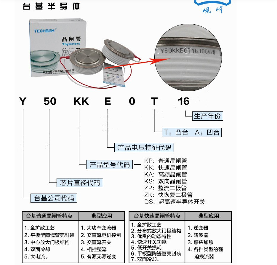 洛阳鼎红厂家直销全新中频炉配套用快速晶闸管可控硅正品KK新KP型