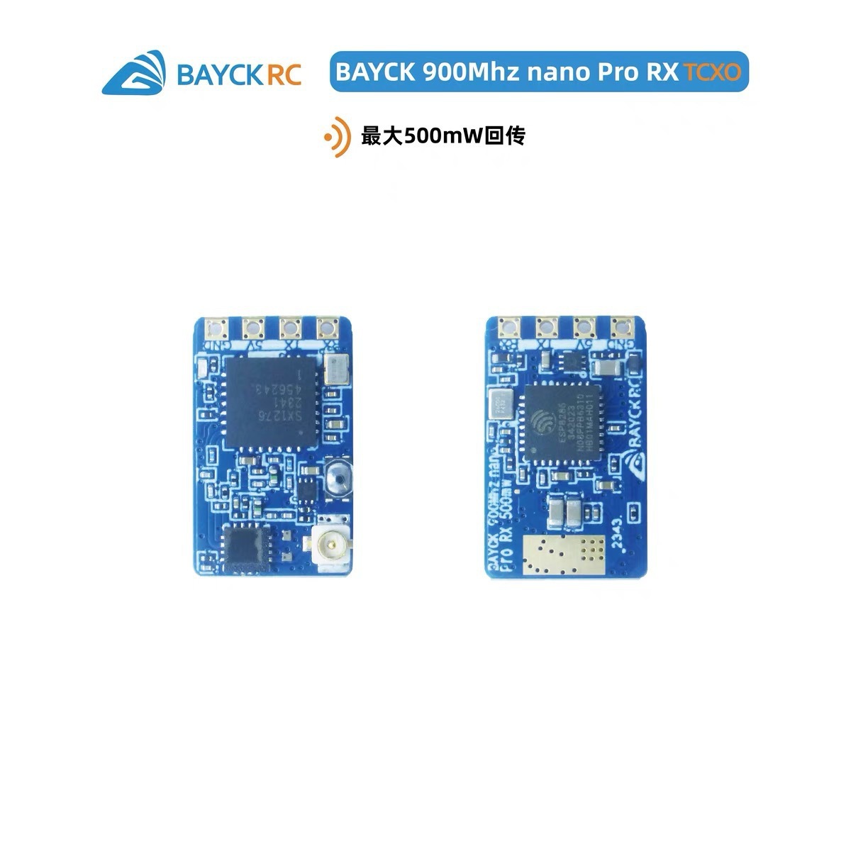 BYCK Shell 915M-NO-PRO RX ELRS ăng ten 500mw đi qua FPV