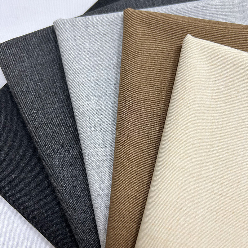 色织西装面料 340gJK制服水手服哔叽外套布料 制服百褶裙面料