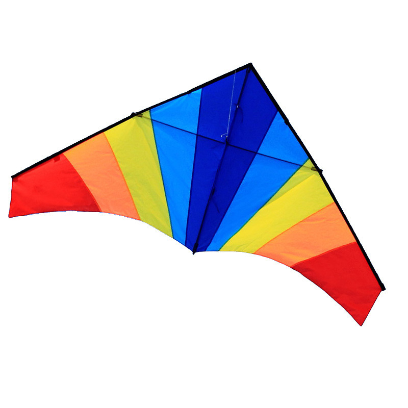 A kite from the boulevard 2-metre rainbow triangle.