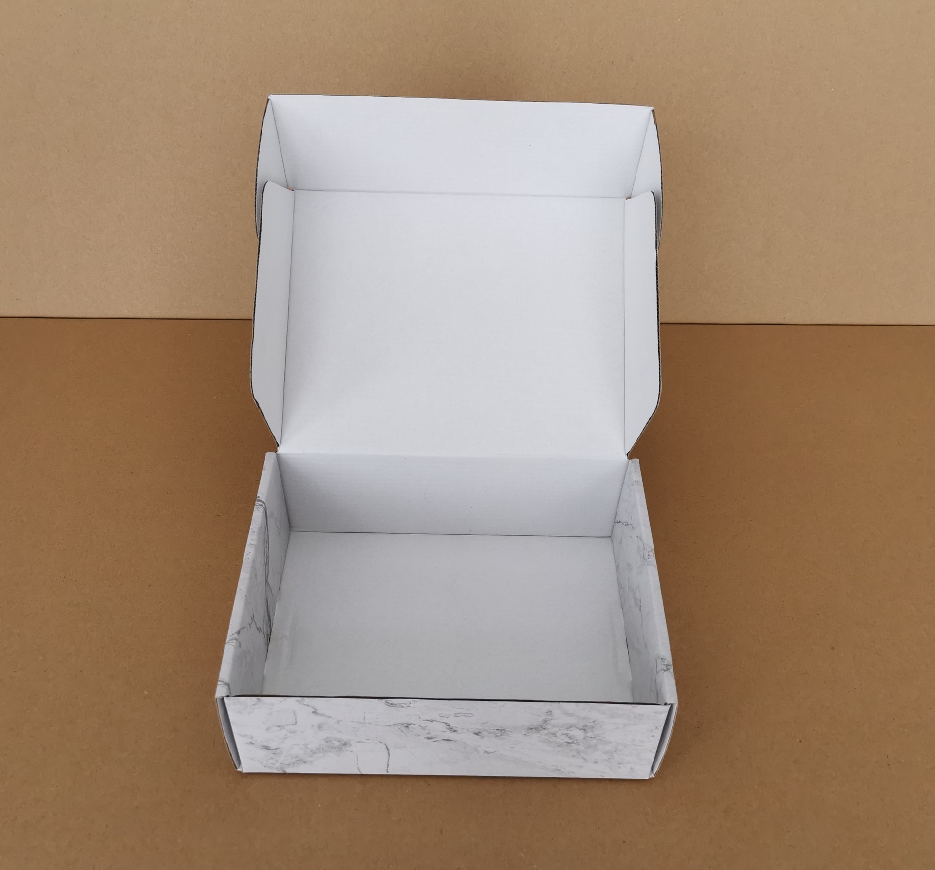 Coloured marble road printing of white varnish aircraft box products custom-made paperbox manufacturers