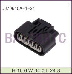 厂家现货汽车连接器接插件塑料护套DJ70610A-1-21