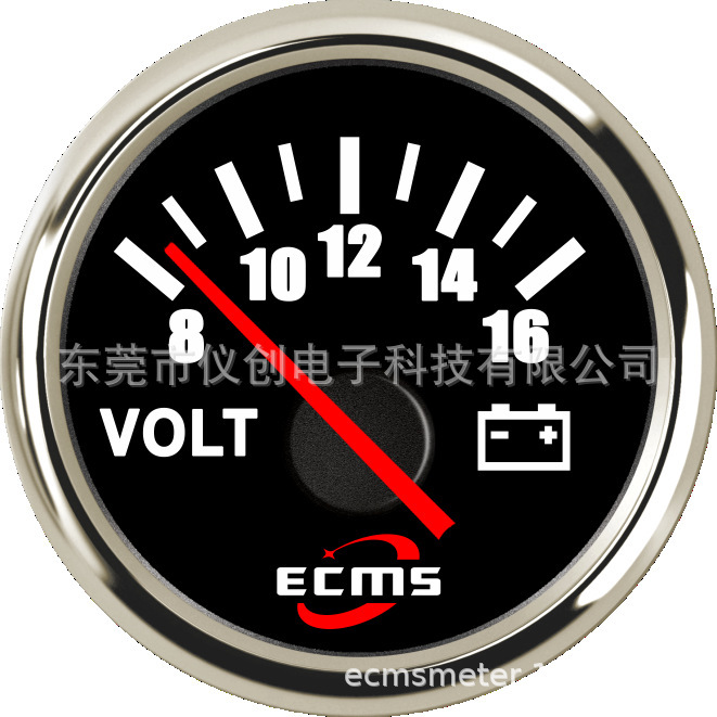 엔진 미터, 차량, 발전기를 위한 전압 미터, 8-16V 전압 미터를 위한 전기 미터.