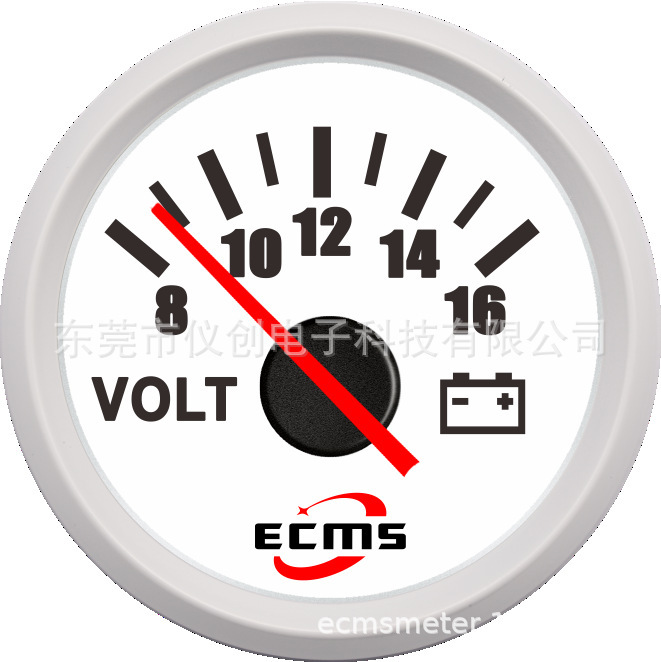 엔진 미터, 차량, 발전기를 위한 전압 미터, 8-16V 전압 미터를 위한 전기 미터.
