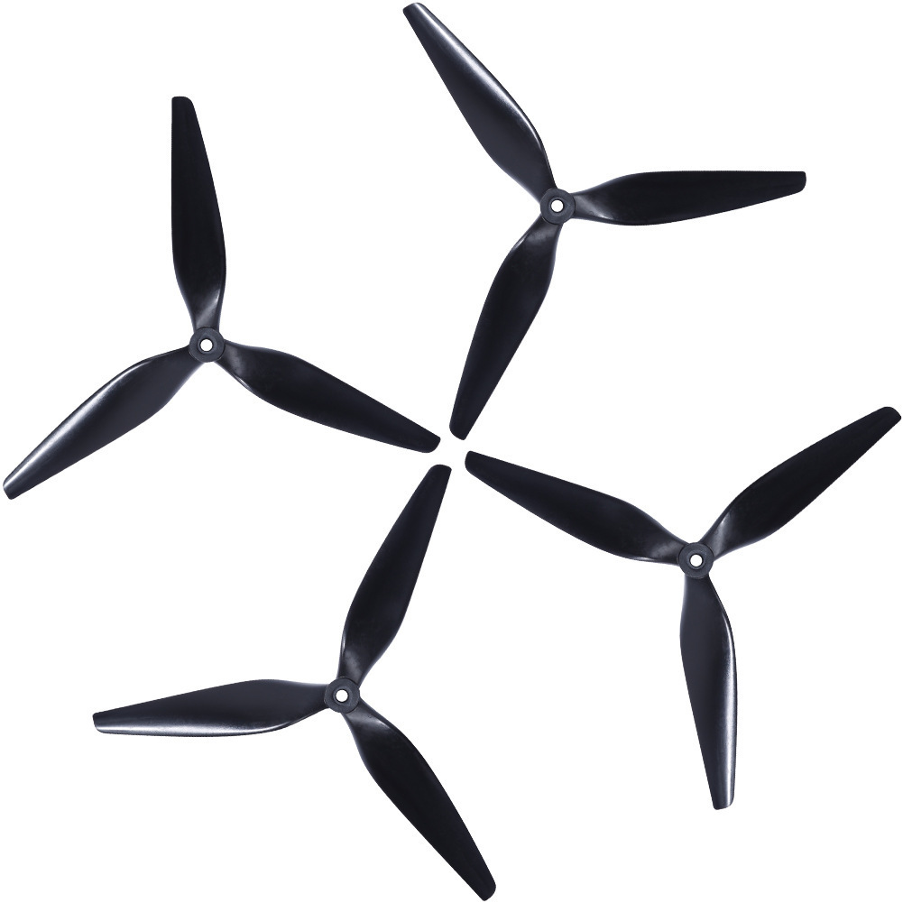 Trụ sở 9X5X3 9-inch chân vịt ba cánh quạt FPV vượt qua nylon 9050 mũ