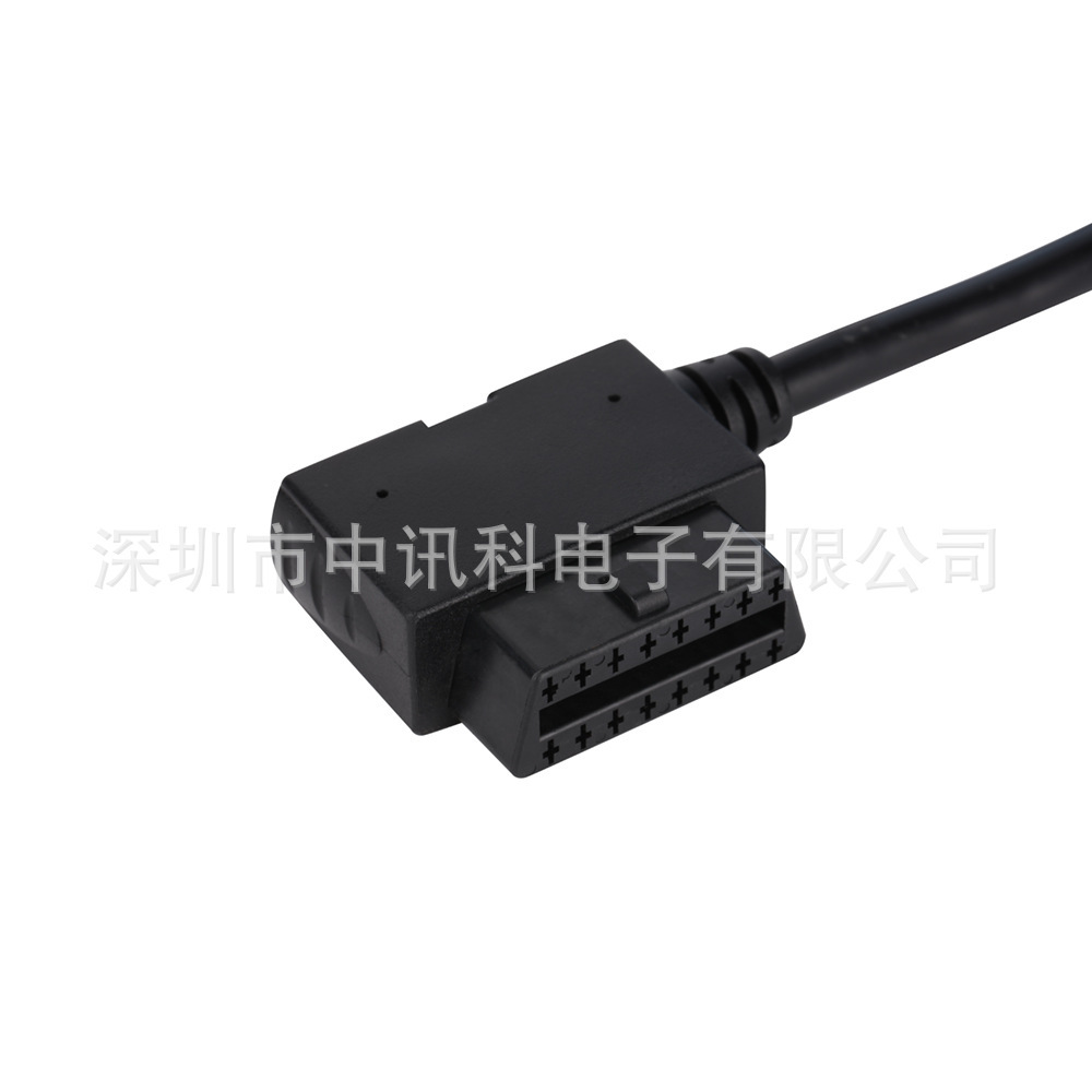 16 needle male mother obd ll obd 2 obd2 obd ii extended cable