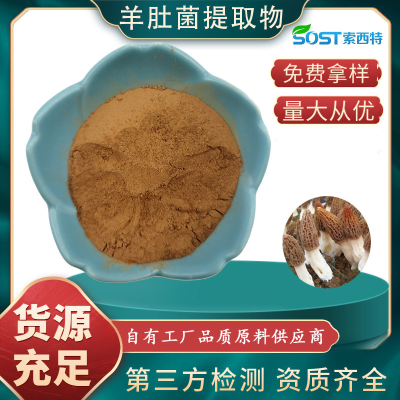 羊肚菌提取物 10:1 浓缩菌粉 羊肚菌多糖 SC厂家现货 可寄样品