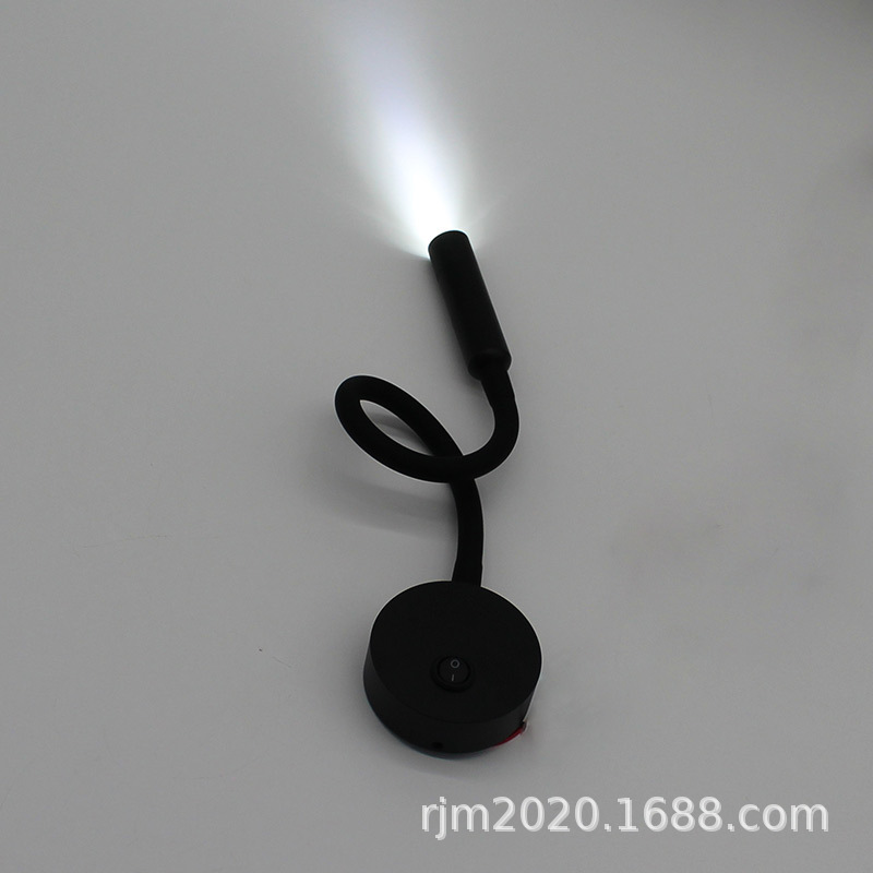 12V low-pressure button to switch to room car led neck reading light.