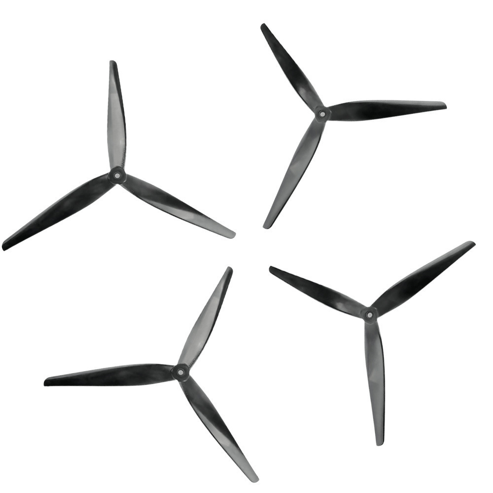 HQProp 13X12X3 V2 13-inch tri-leaf propeller FPV crossed 1312 black carbon-fibled niron oars
