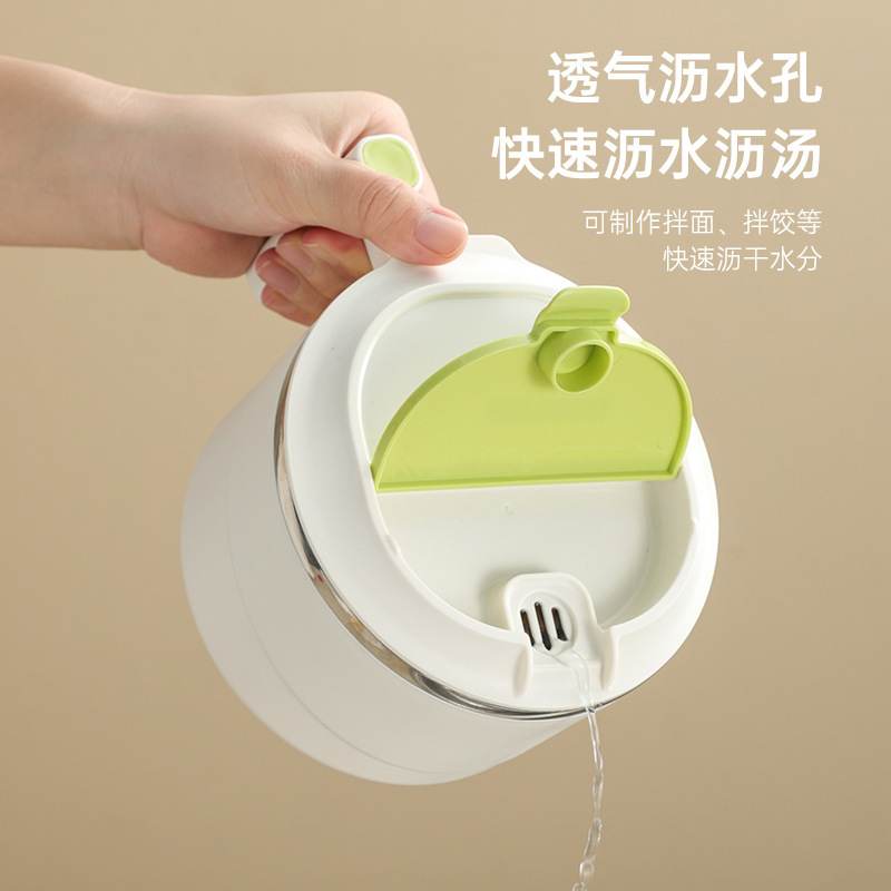 304 bát phồng bằng thép không rỉ với nhiều bát súp hình tròn để nuôi học sinh