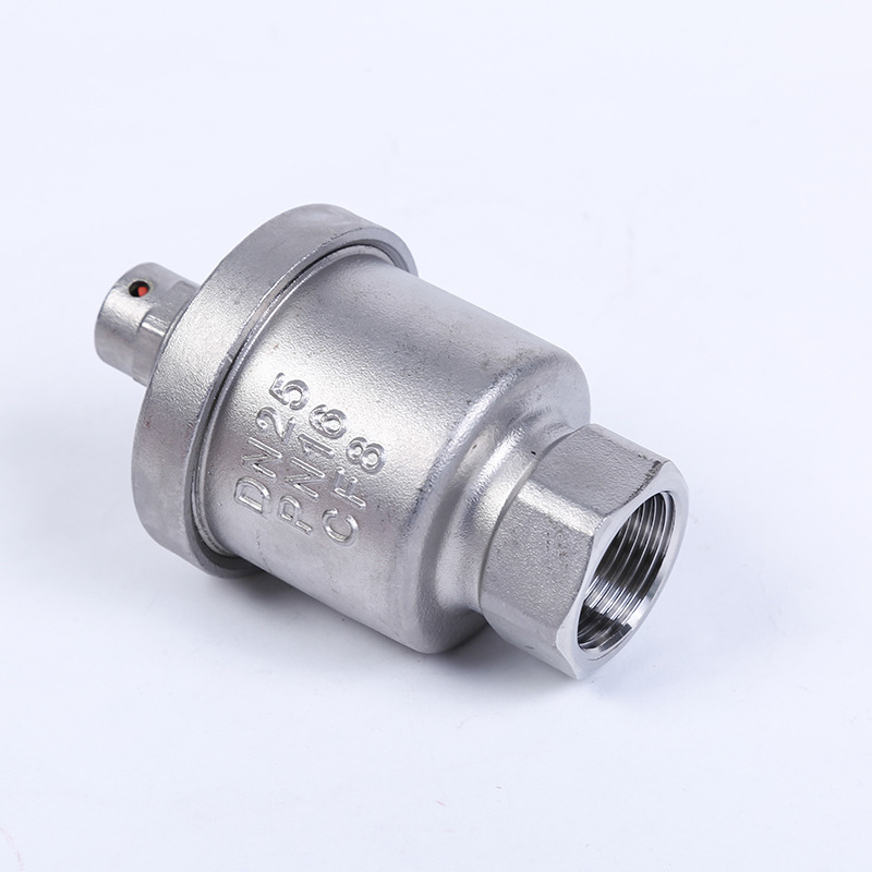 Supply of stainless steel automatic exhaust valves, internal screwdriver pipe discharge valves, pipe trace exhaust valves DN25.