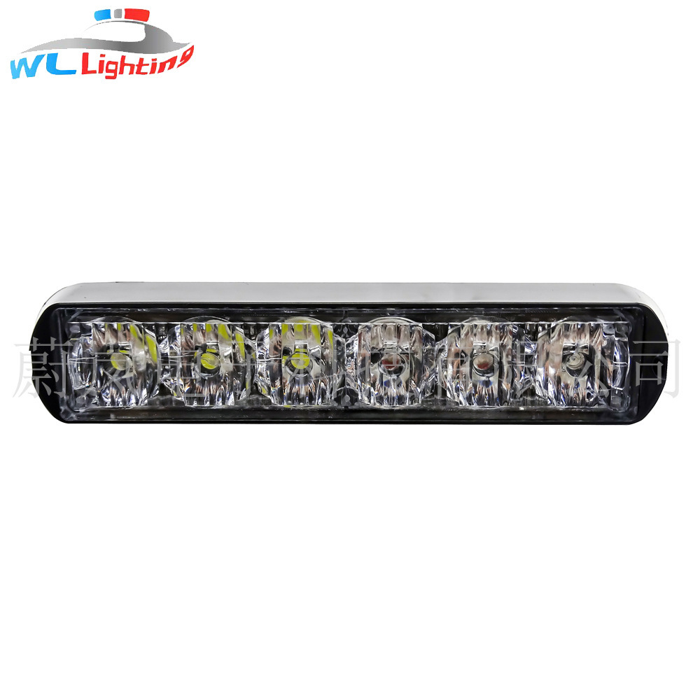 Amazon hot sales, 6 LED lights, motorcycle pickup flashes, general purpose truck side lights.