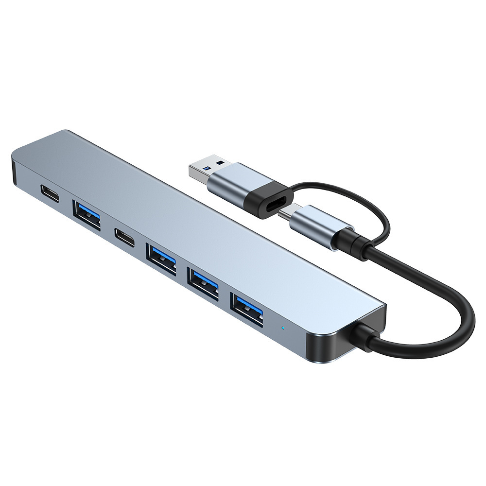 ผลิตภัณฑ์ใหม่: USB+ ประเภท c ส่วนขยายเชื่อมต่อแบบคู่, สมุดบันทึก 7- Hub, ส่วนขยายพอร์ต U-port, 7 ลิงก์