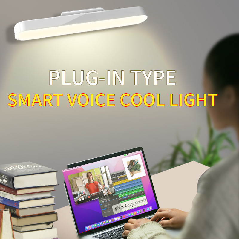 Đèn LED bảo vệ mắt chạm vào USB đầy đủ ánh sáng phát ra ánh sáng từ làm mát được cắm vào đèn đọc hai chiều