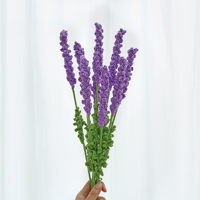 Lavender's hand-weaved flower-lined guillotine emulation of the bouquet of hand-weaved flower-weaving house decoration wedding