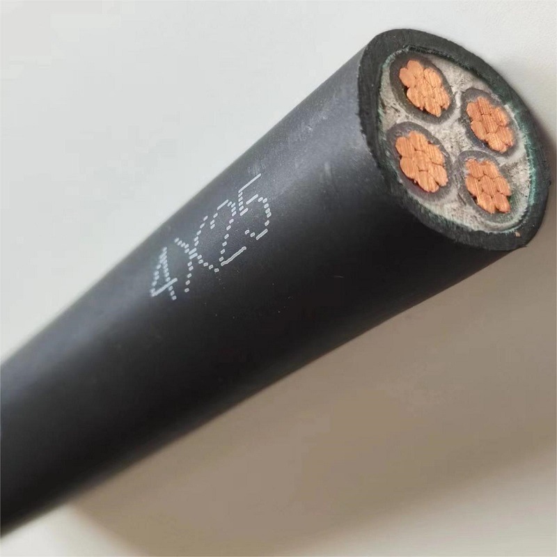 YJV4*25 사각 케이블 프로젝트 Main Cable Cross-Cyclical 폴리에틸렌 고압선 4 핵심 케이블